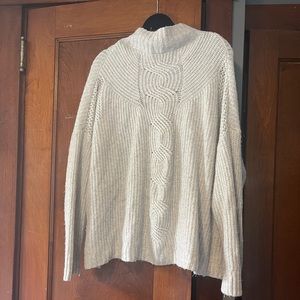 White sweater from Maurices